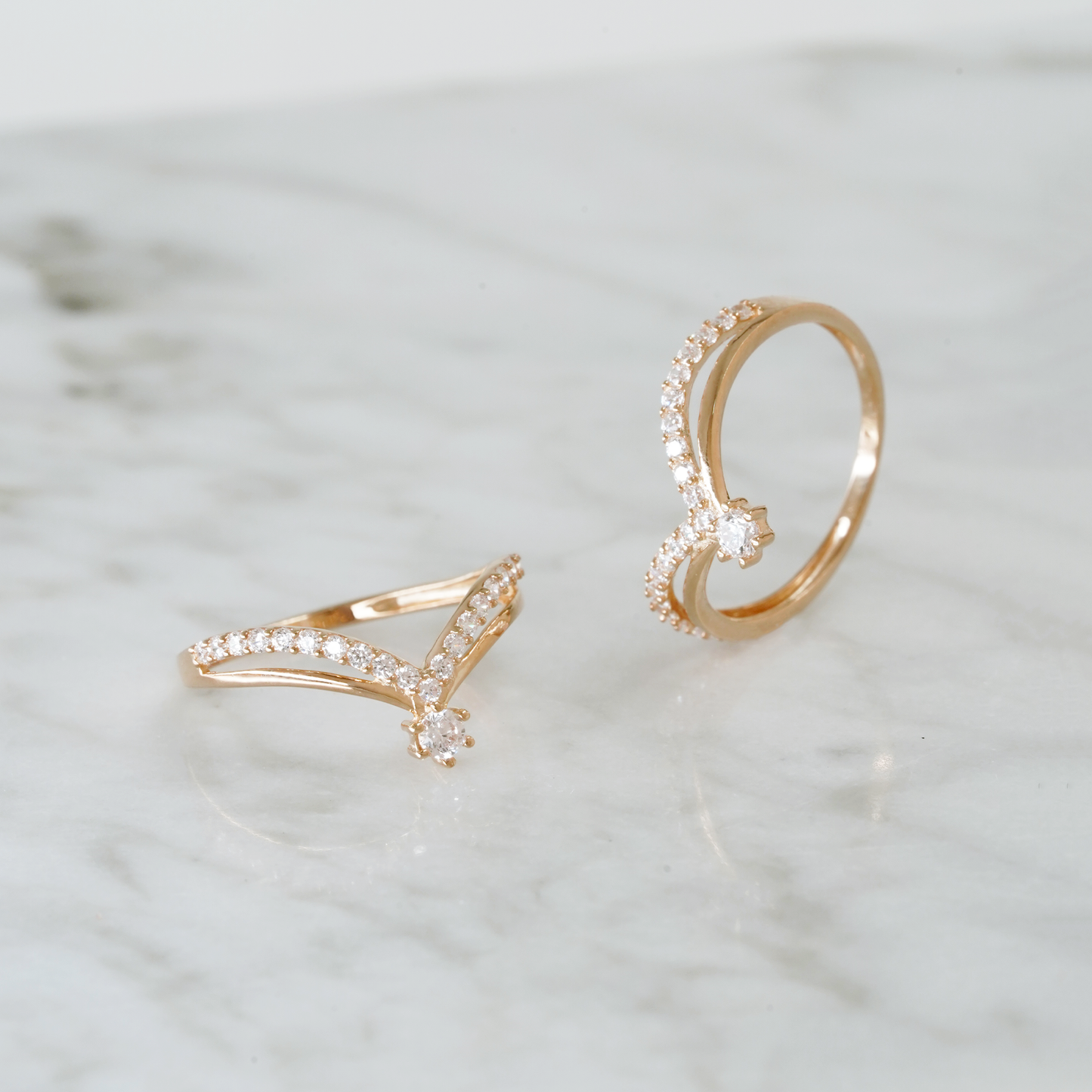 Janelle Chevron Ring