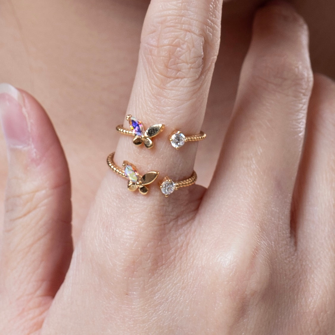 Marcia Butterfly Boba Ring