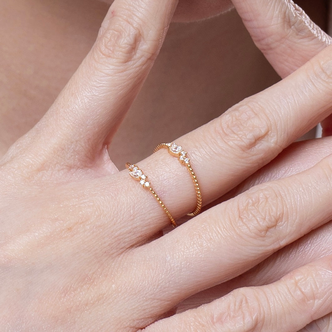 Henley Cluster Beads Ring