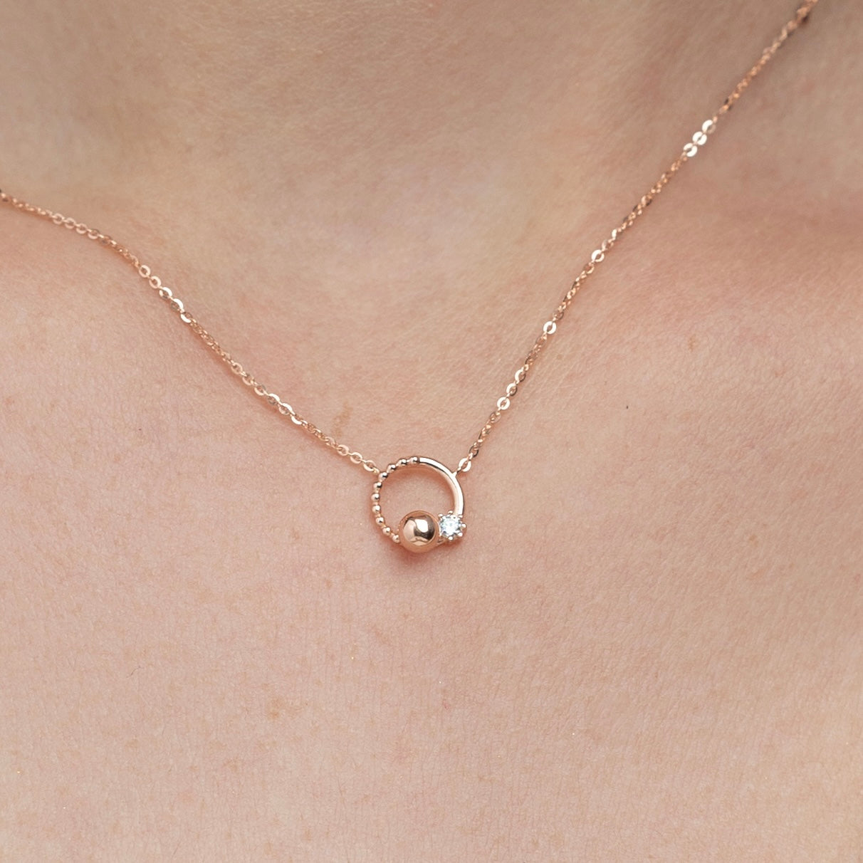 Audrey Hollow Necklace