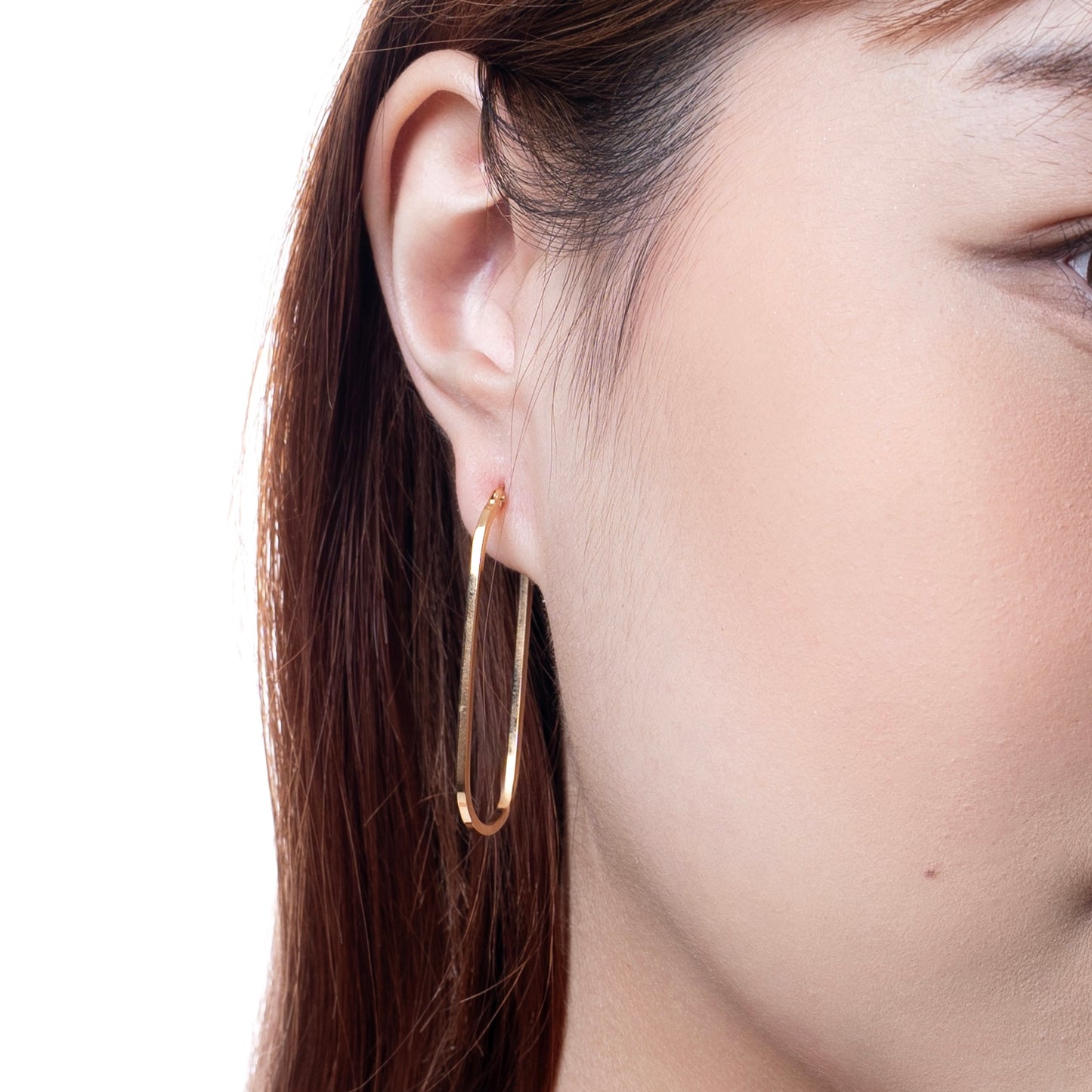 Winona Gyps Oval Earring