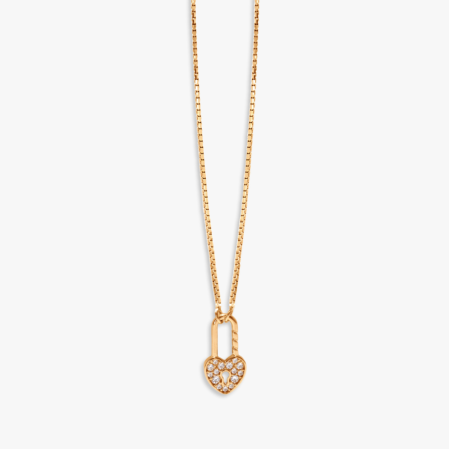 Colin Heart Lock Necklace