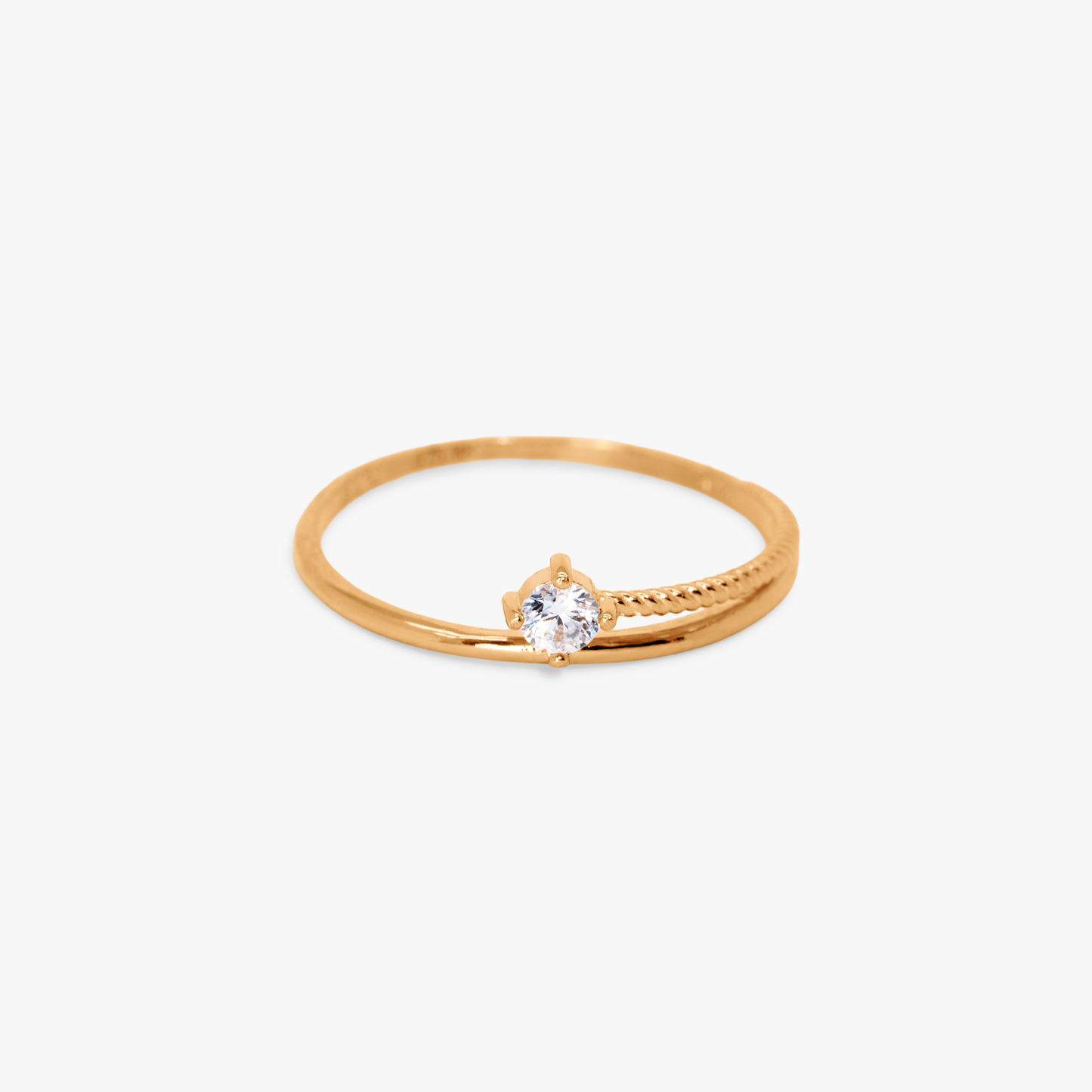 Claire Coil Stone Ring