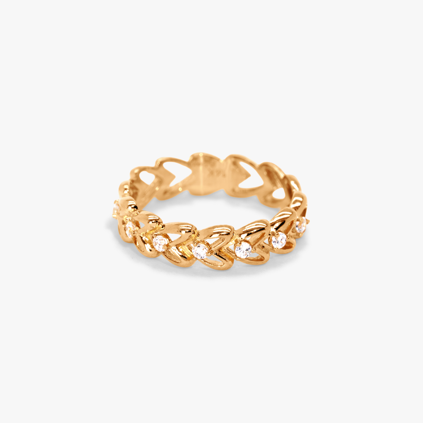Laura Heart Leaf Ring