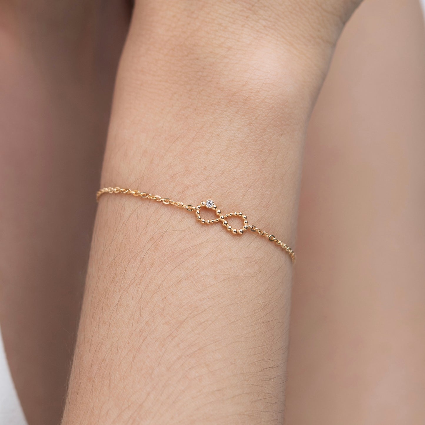 Miyo Infinity Beads Bracelet