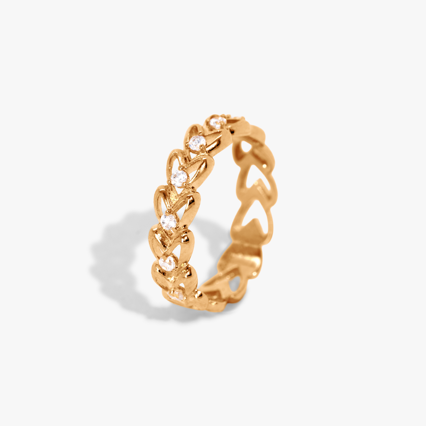 Laura Heart Leaf Ring