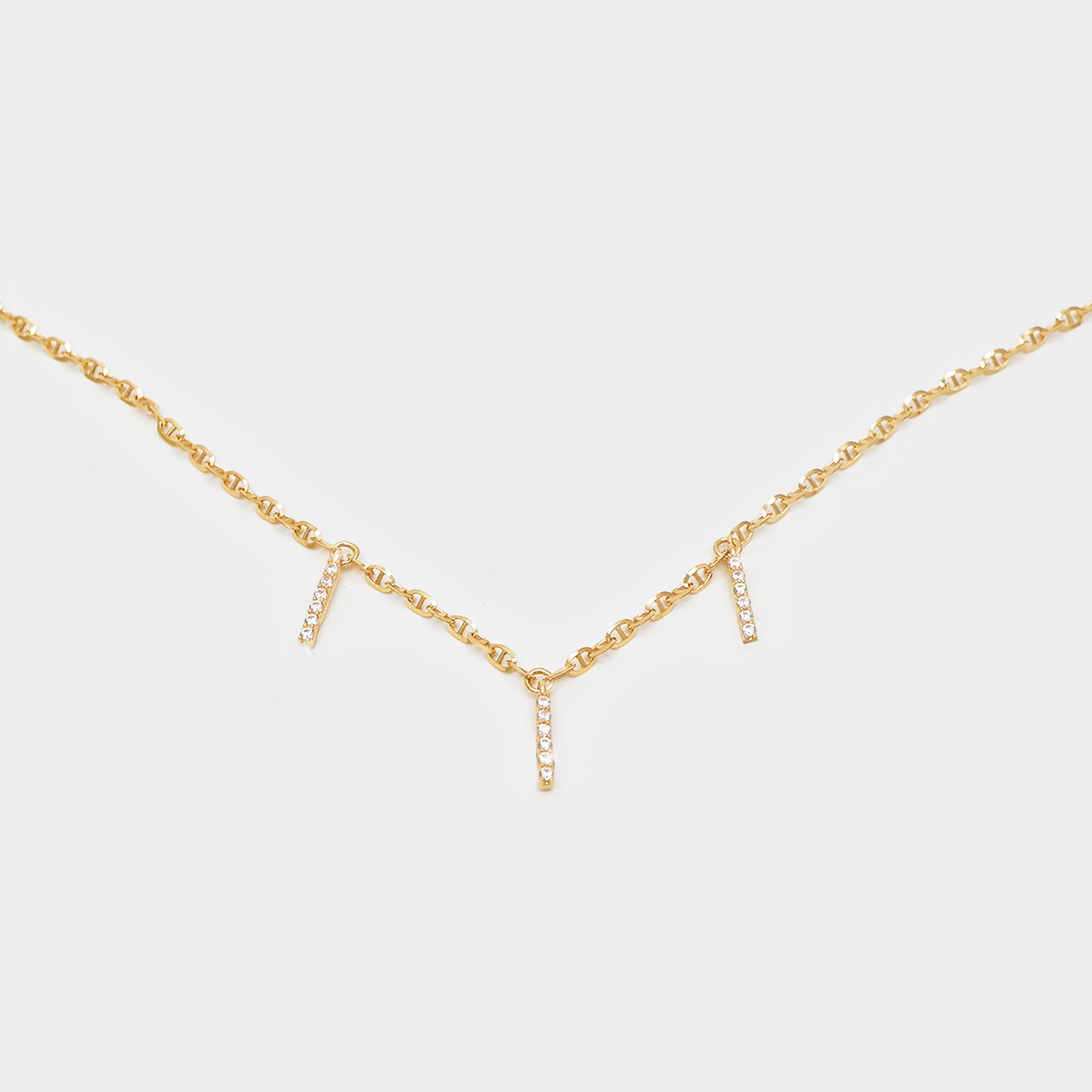 Gabriela Rainstone Bar Necklace