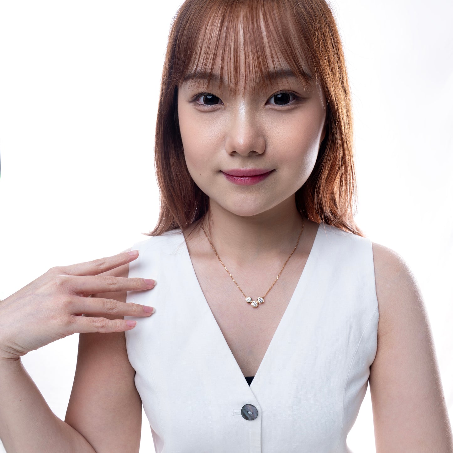 Melia Solitaire Necklace