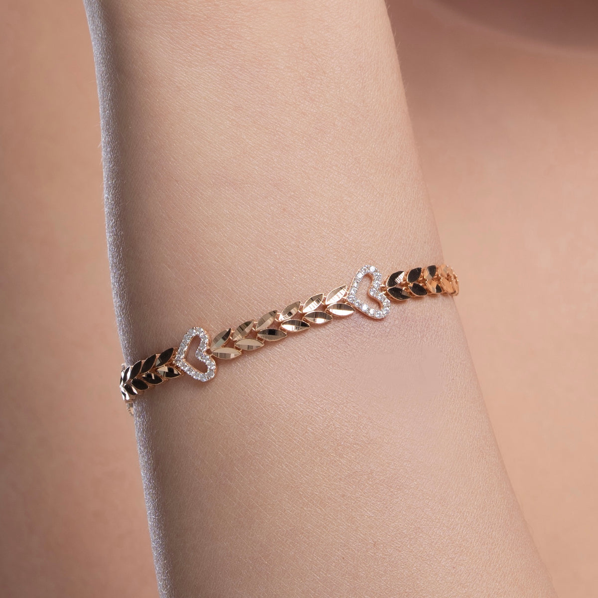 Breanna Heart Bracelet