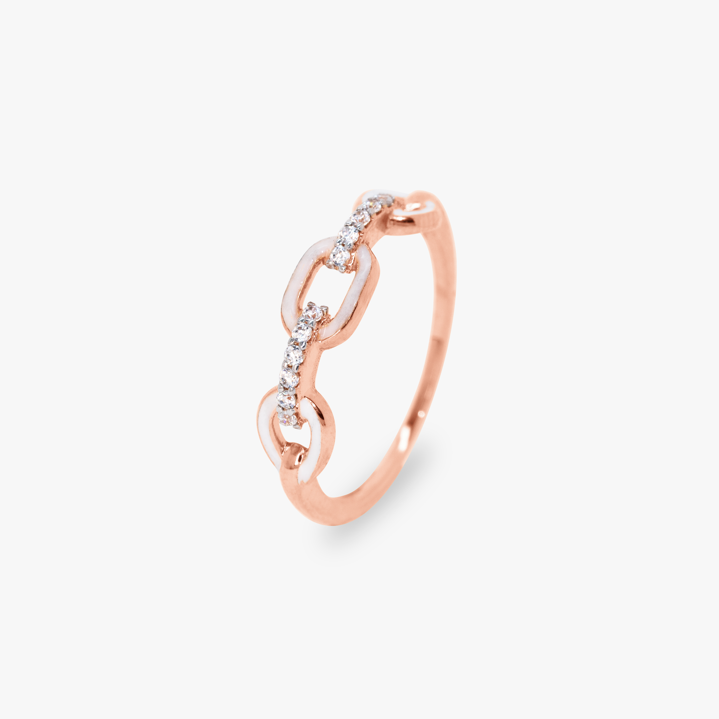 Violette Dazzling Chain Ring