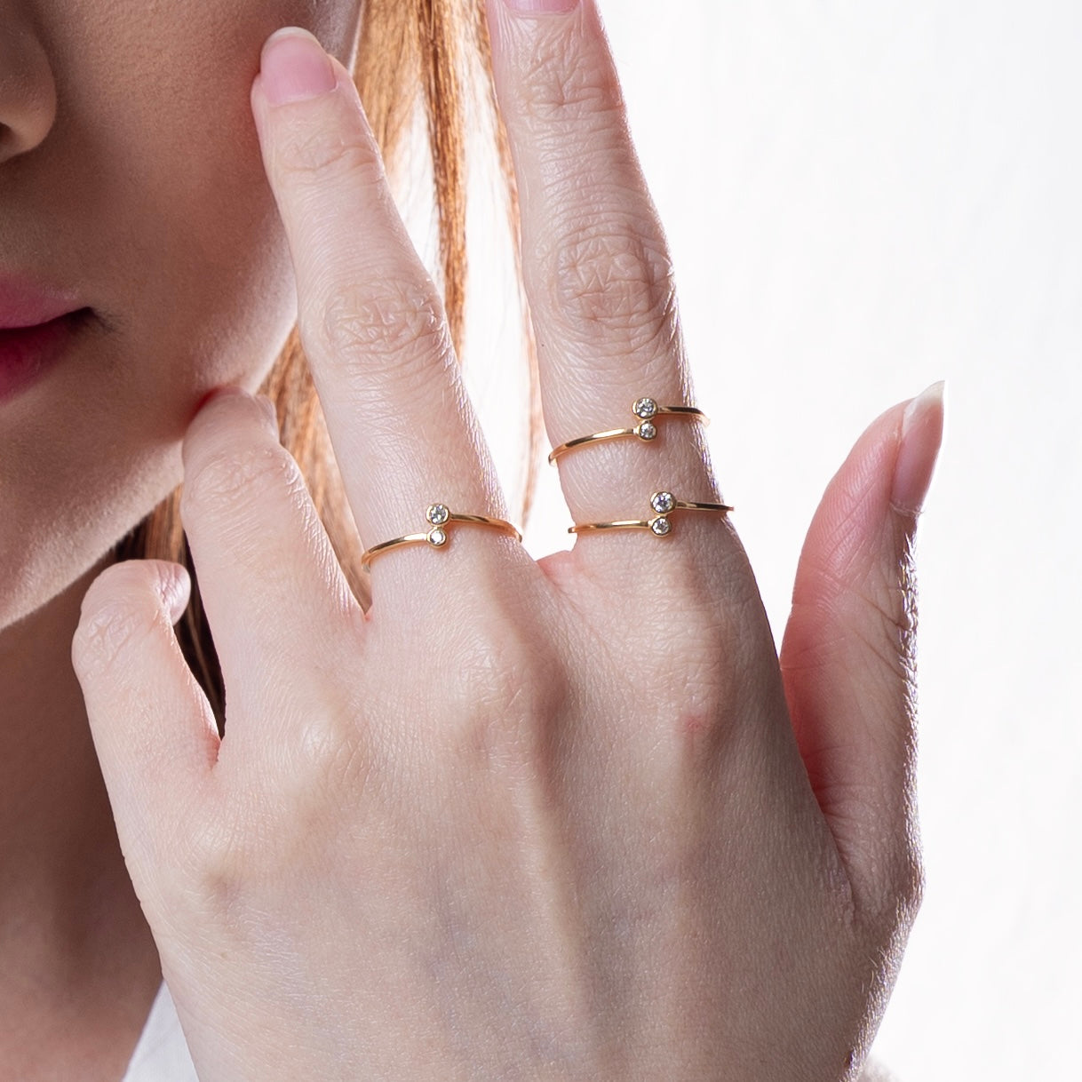 Selly Stacking Bezel Ring