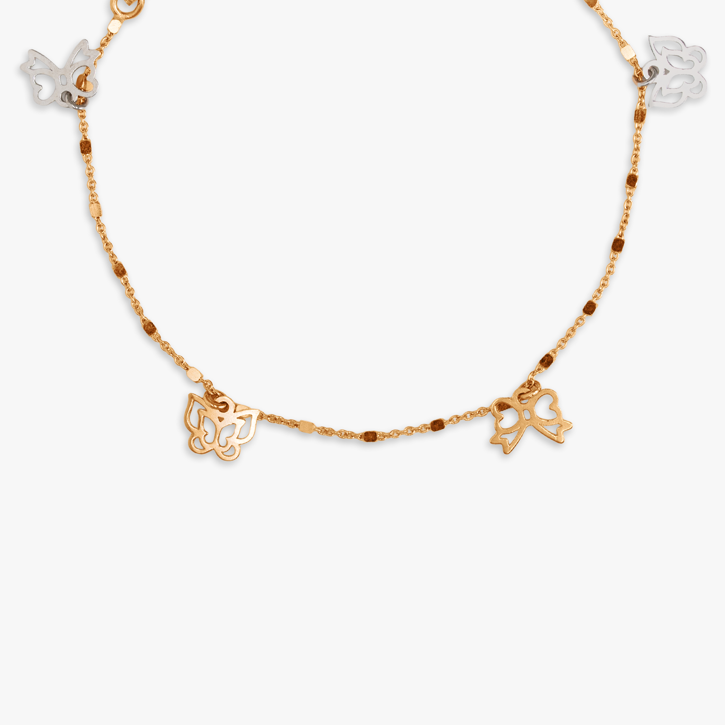 Liana Butterfly Bow Charm Bracelet