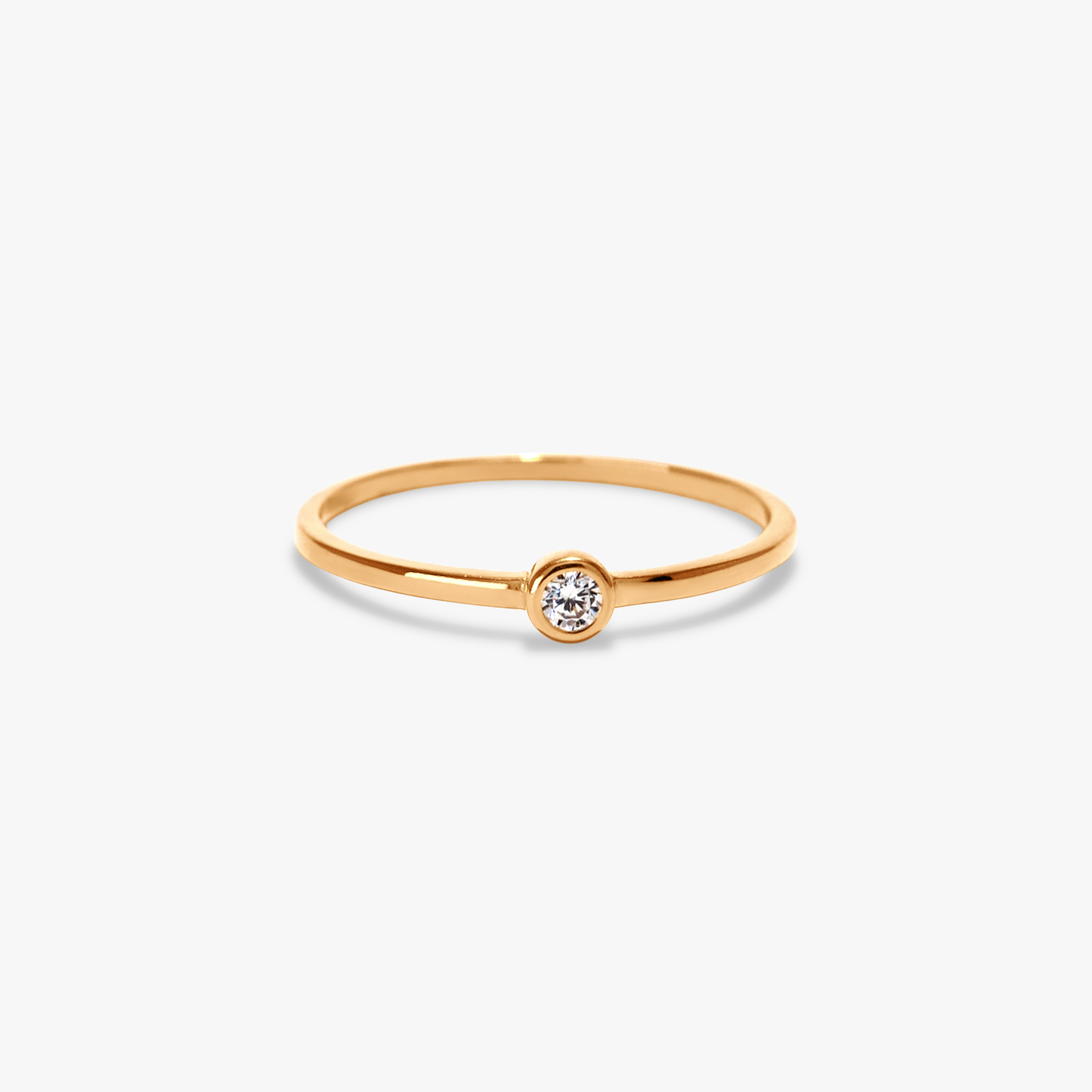 Selma Single Bezel Ring