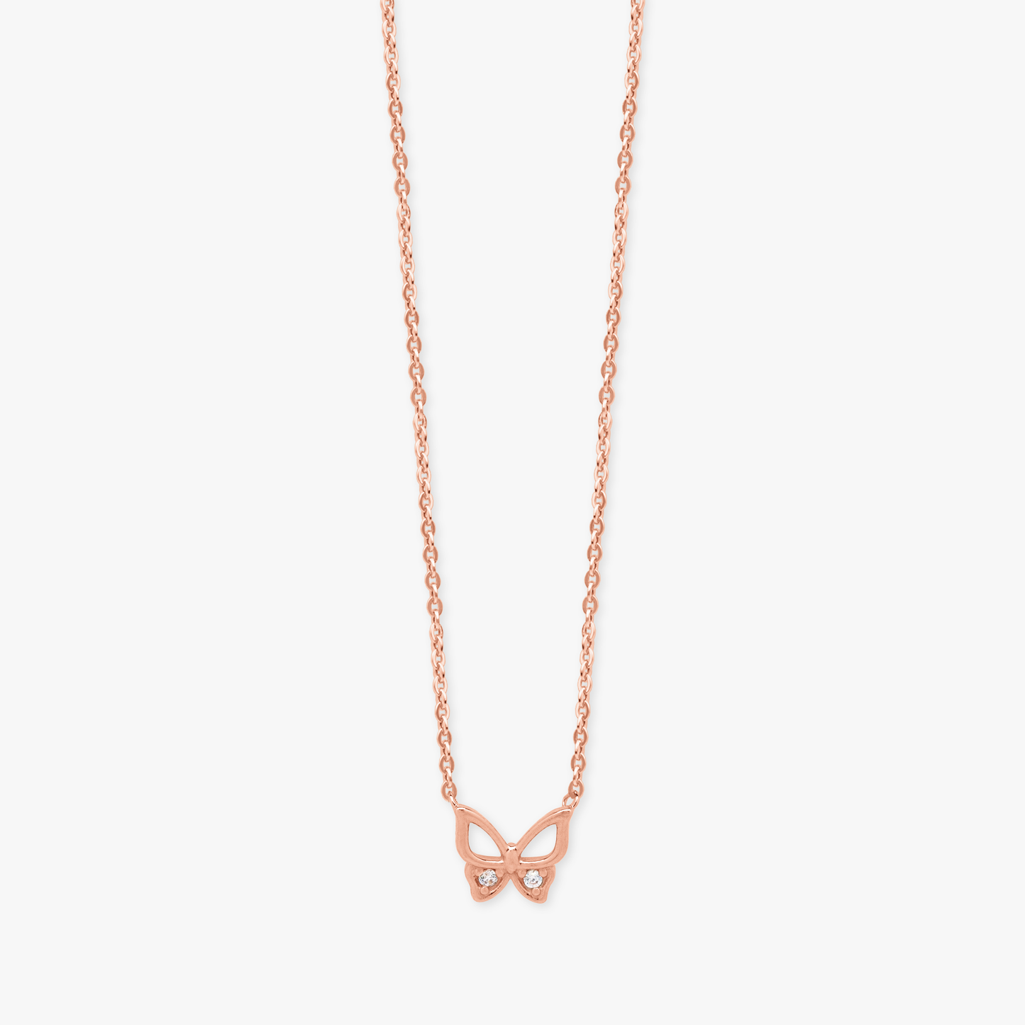 Fleurette Butterfly Necklace