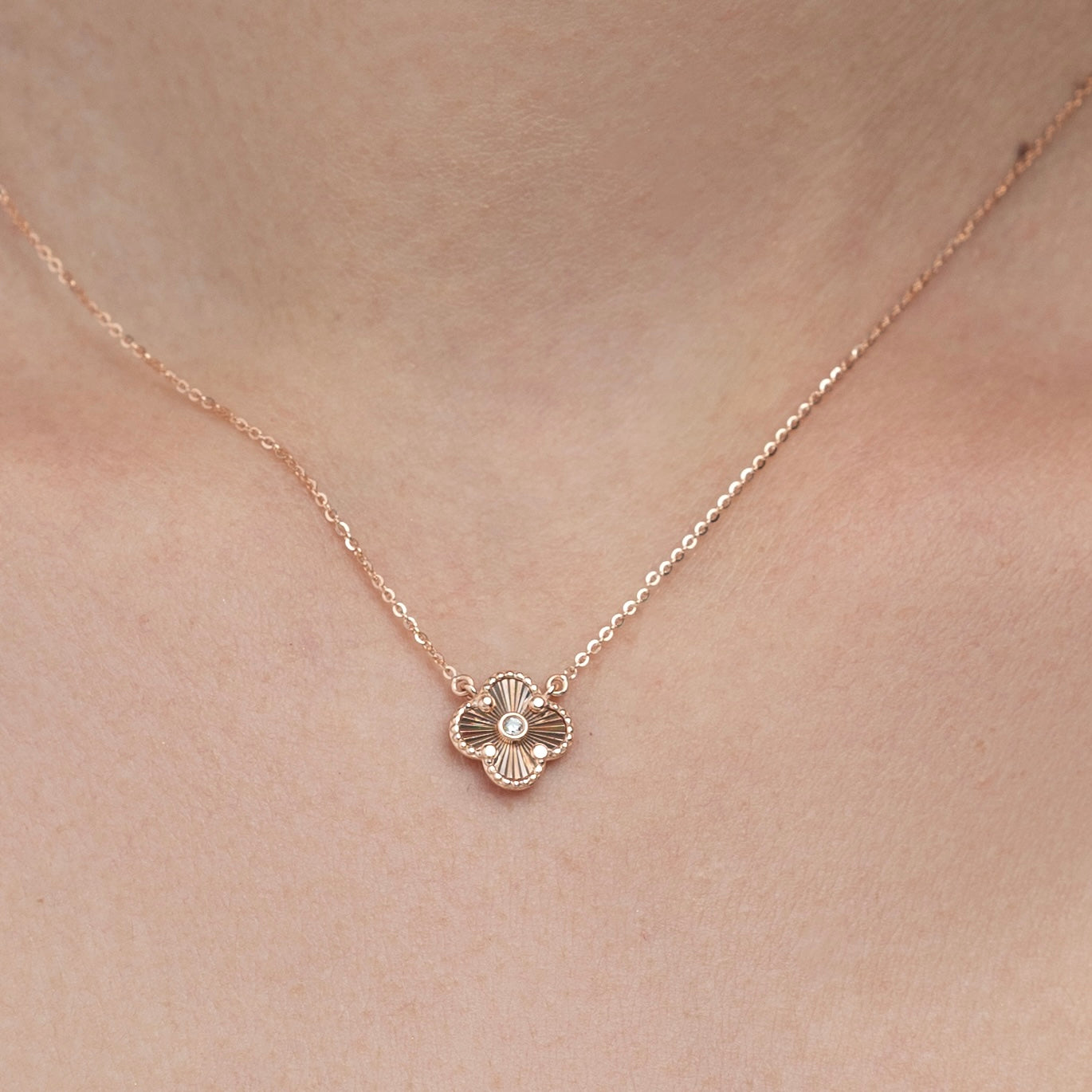 Venice Single Clover Necklace