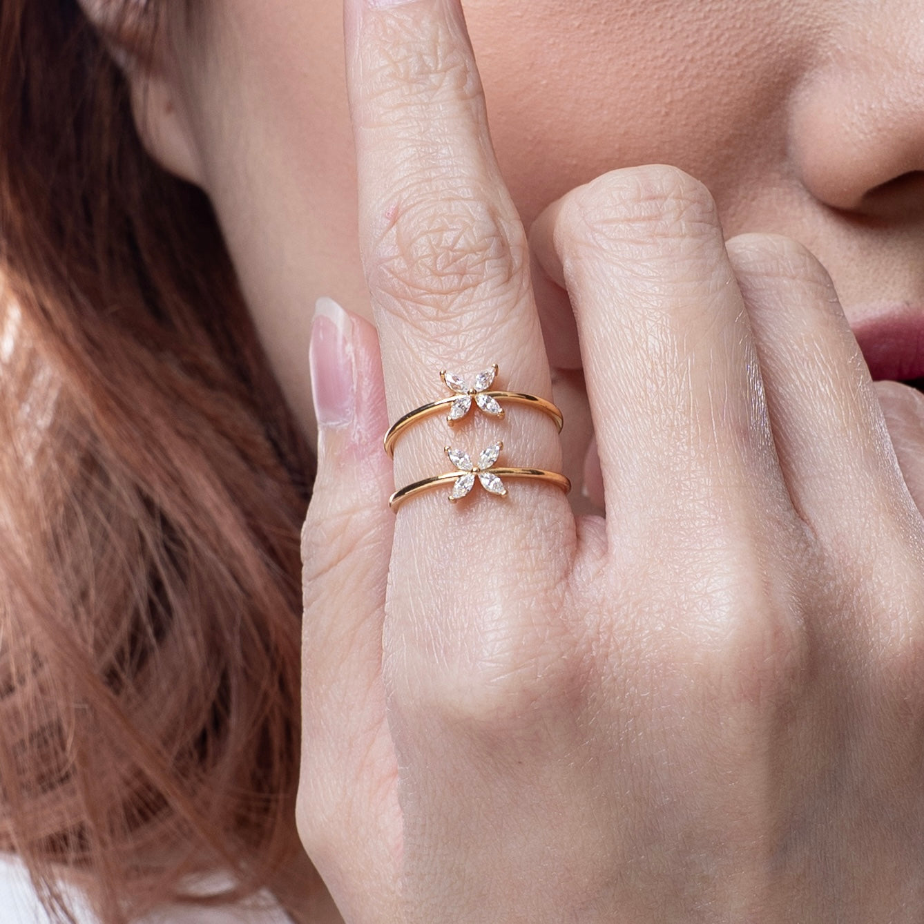 Clara Mini Fleur Ring