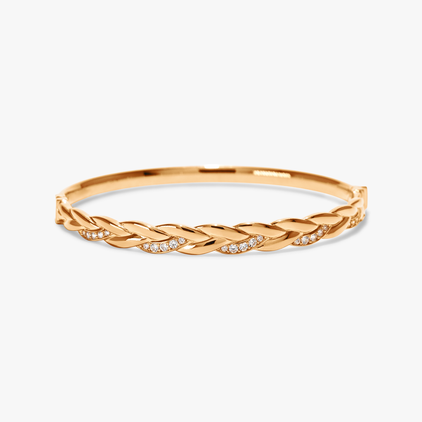 Gwen Leaf Stone Bangle