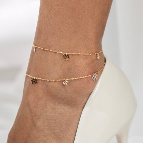 Liana Butterfly Anklet