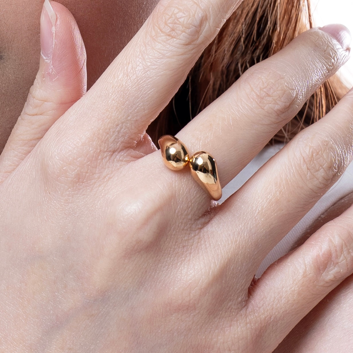 Isabelle Double Beads Ring