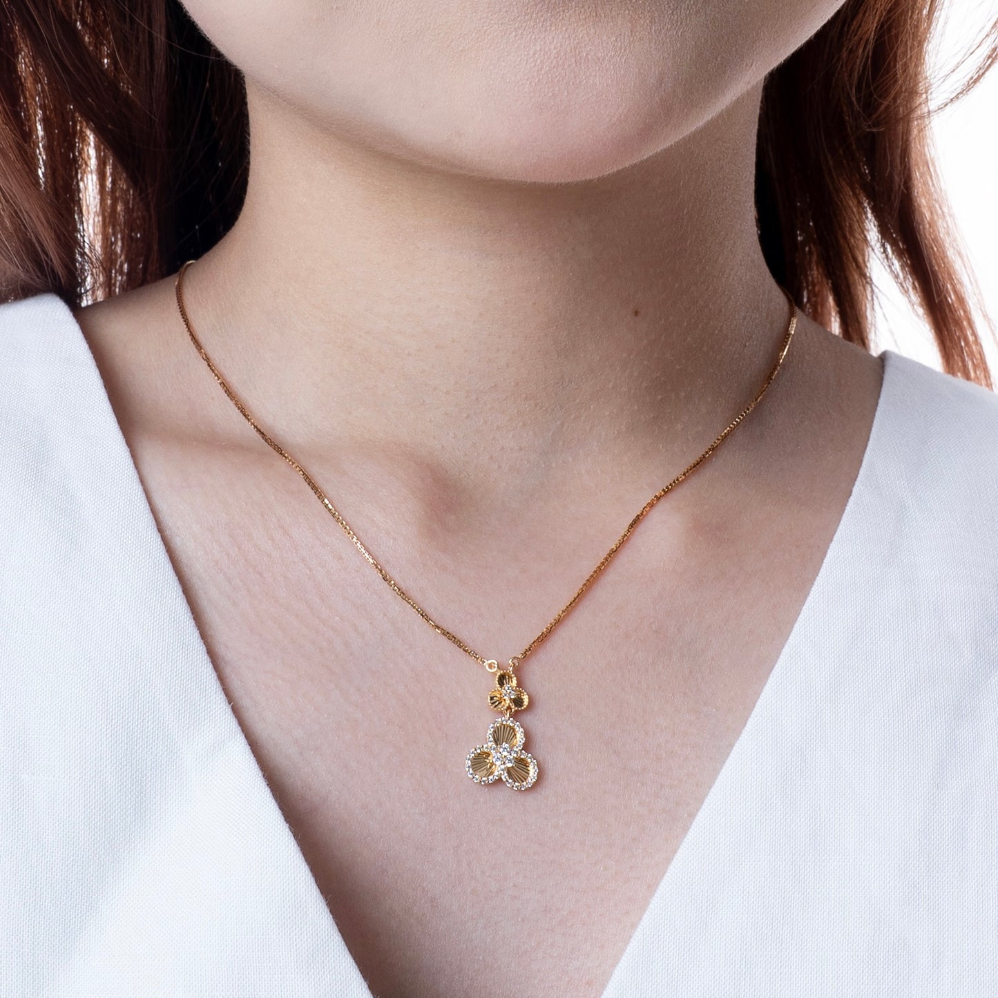 Joice Clover Necklace