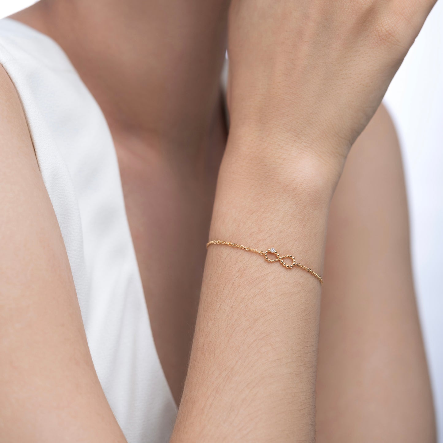 Miyo Infinity Beads Bracelet