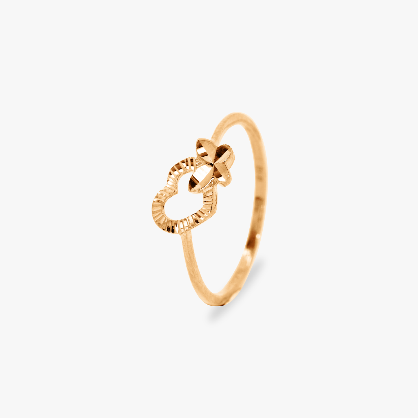 Ella Butterfly Heart Ring