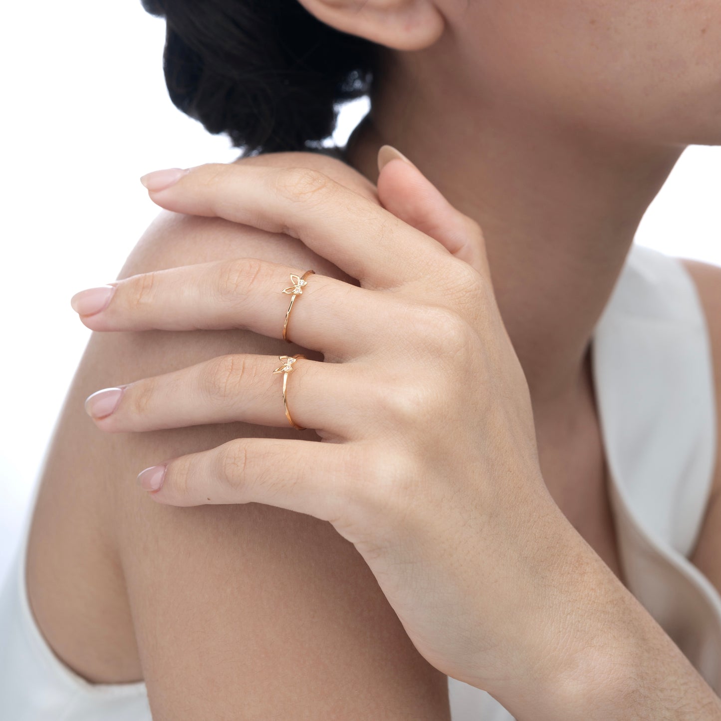 Fleurette Butterfly Ring