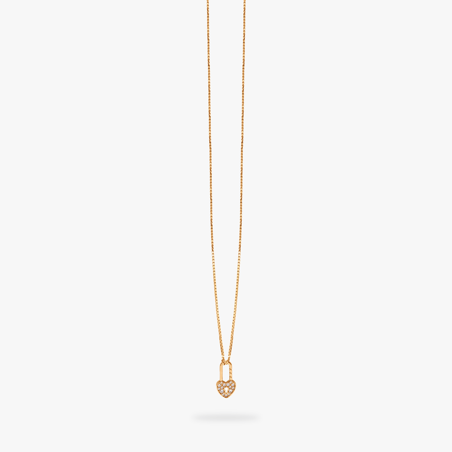 Colin Heart Lock Necklace
