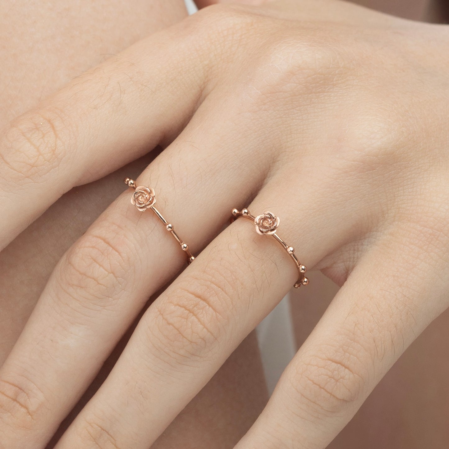 Lavien Roses Gold Ring