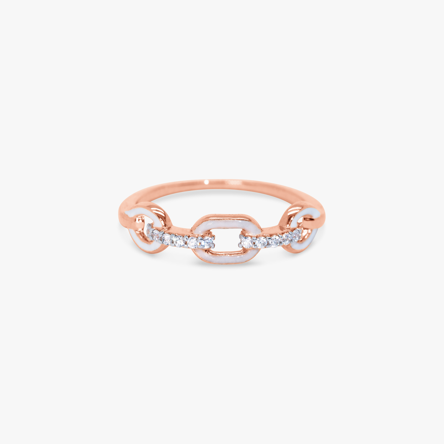 Violette Dazzling Chain Ring