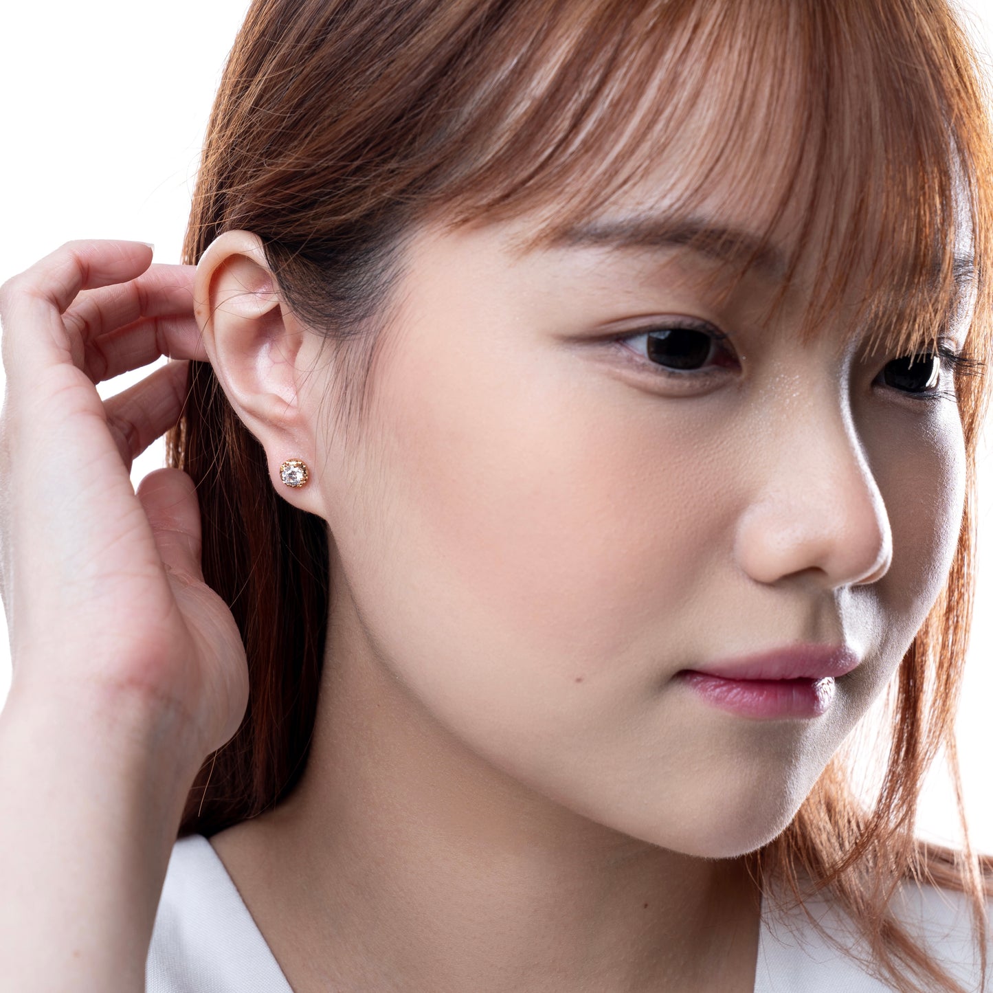 Melia Solitaire Stud Earring