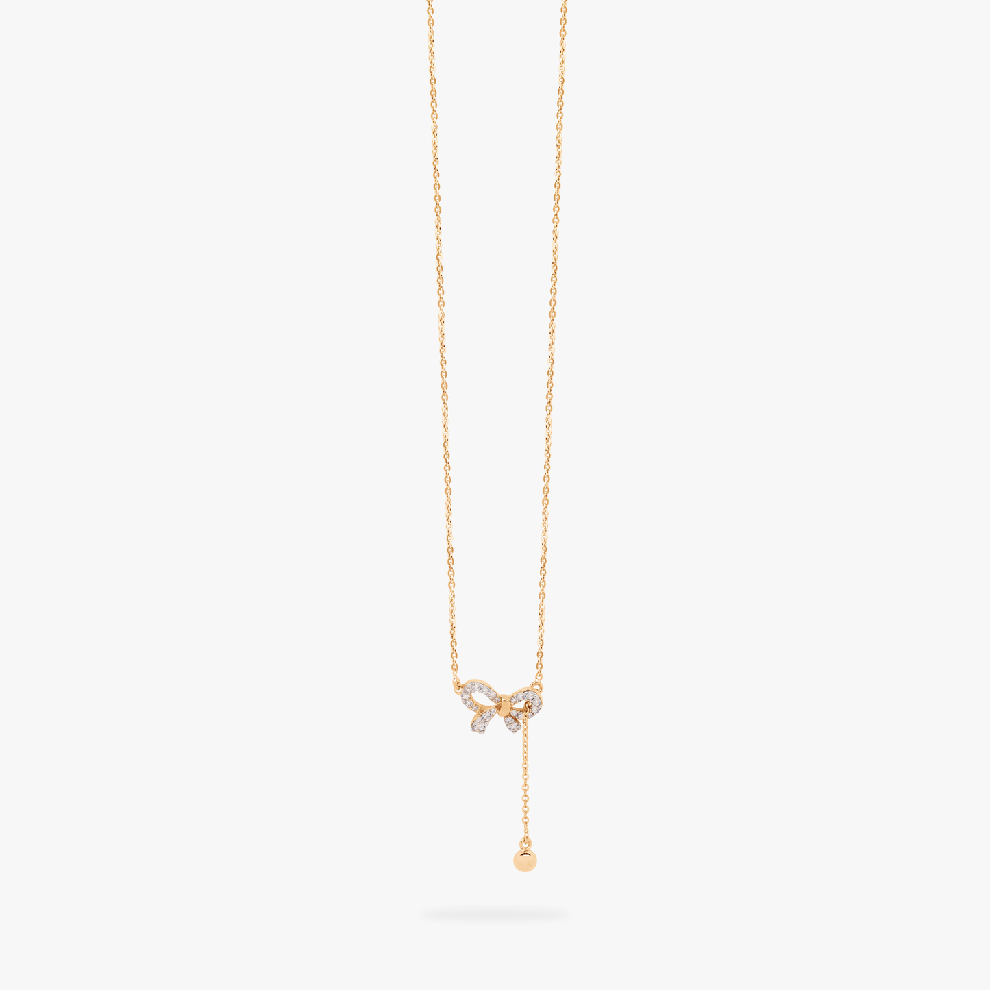 Sheryl Crystal Bow Necklace