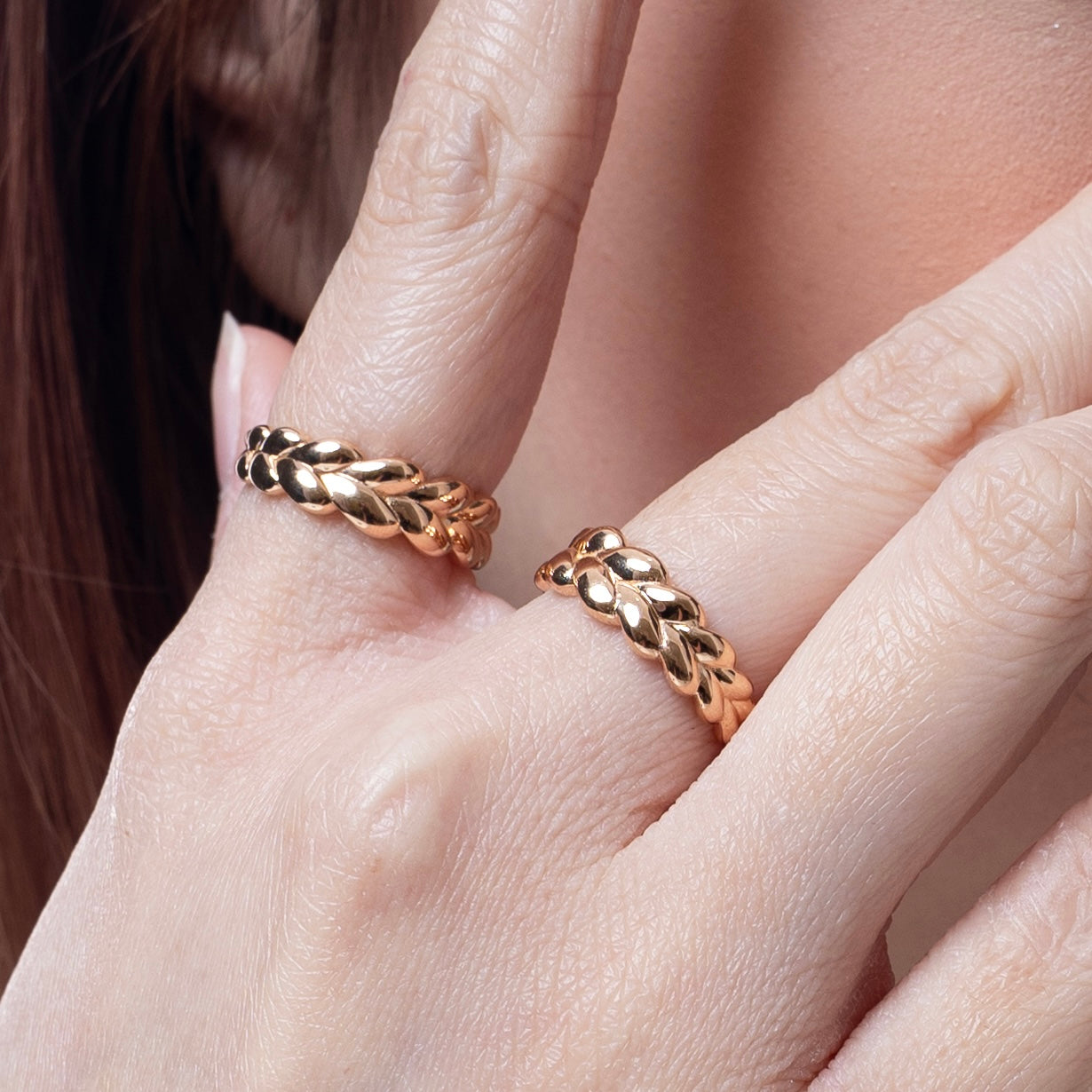Camille Leaf Ring