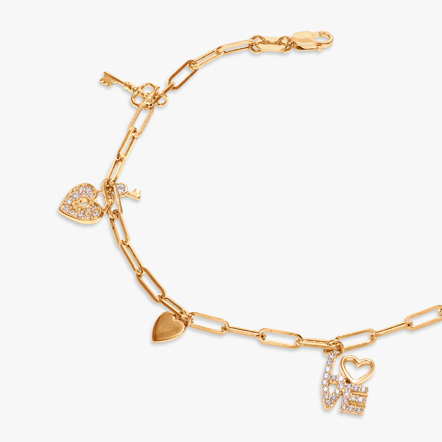 Viona Paper Clip Bracelet