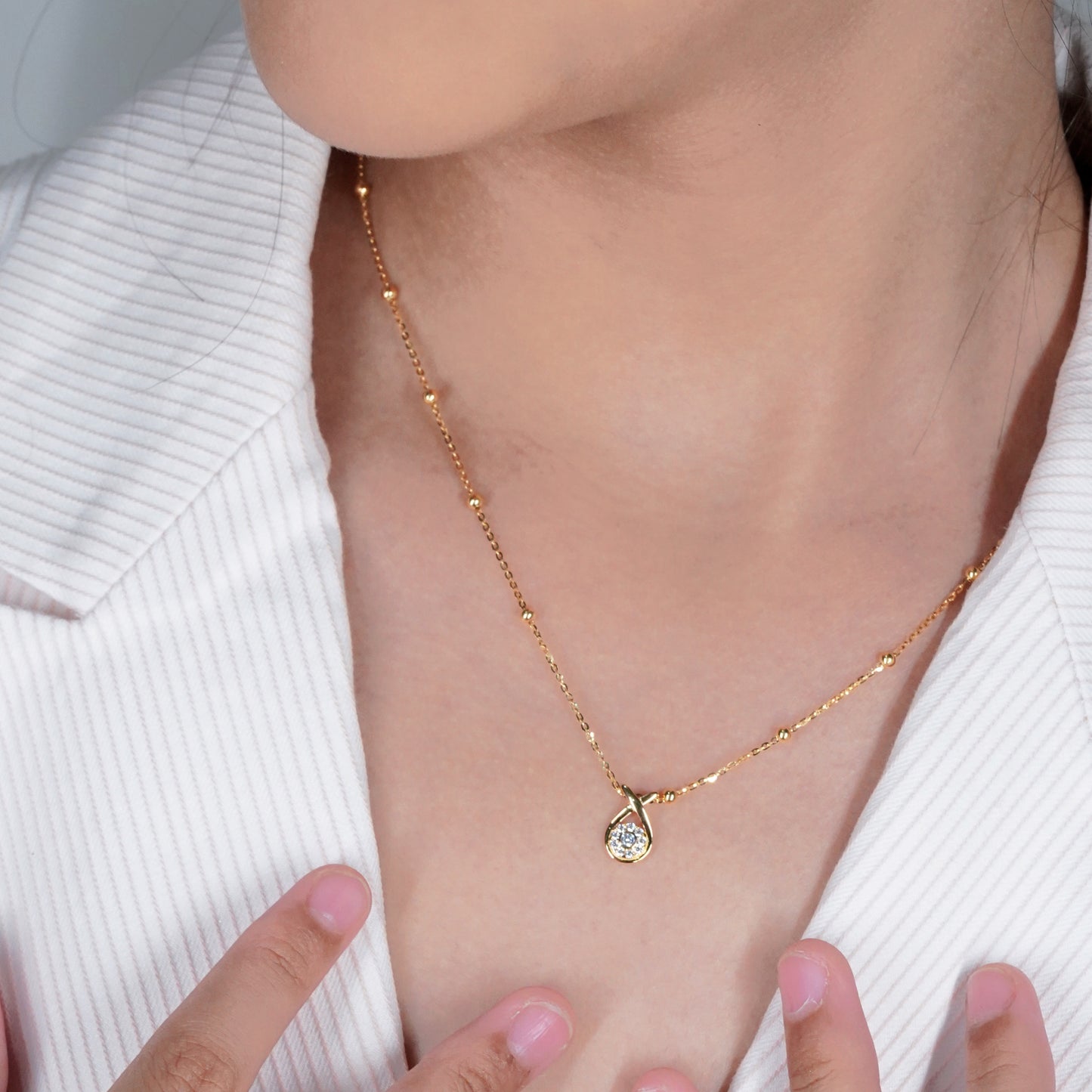Meira Droplets Necklace