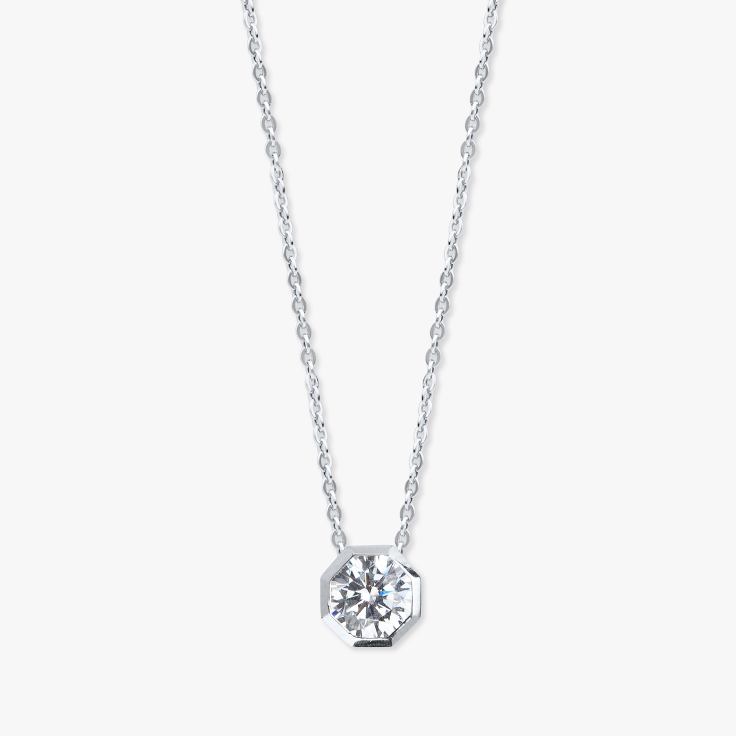 Caritha Hexa Bezel Necklace