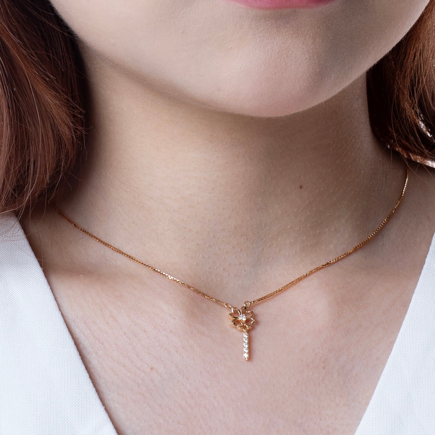 Dana Four Leaf Necklace