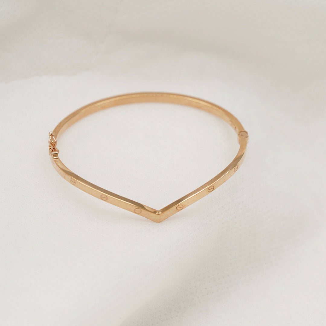 Jazelle Chevron Bangle