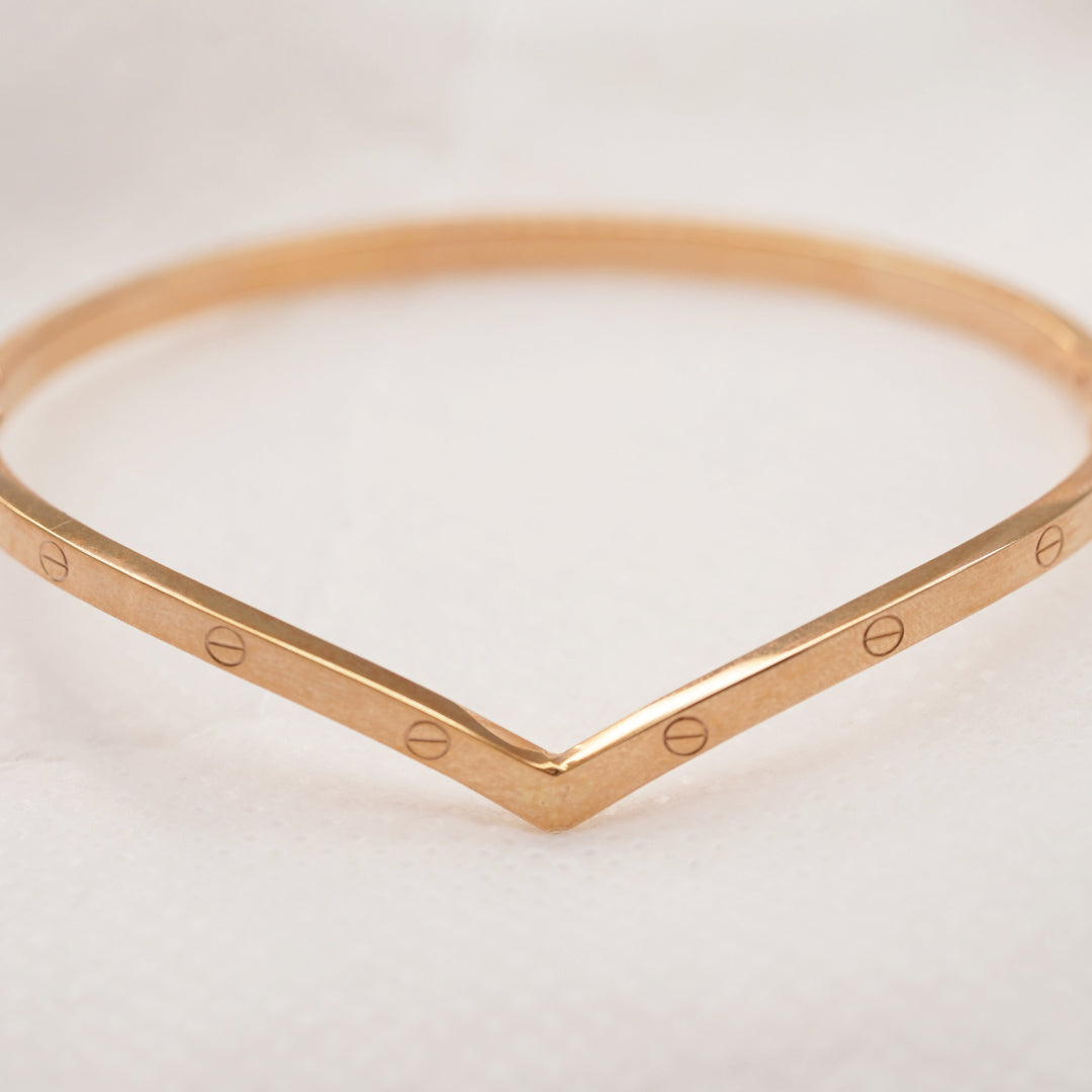 Jazelle Chevron Bangle