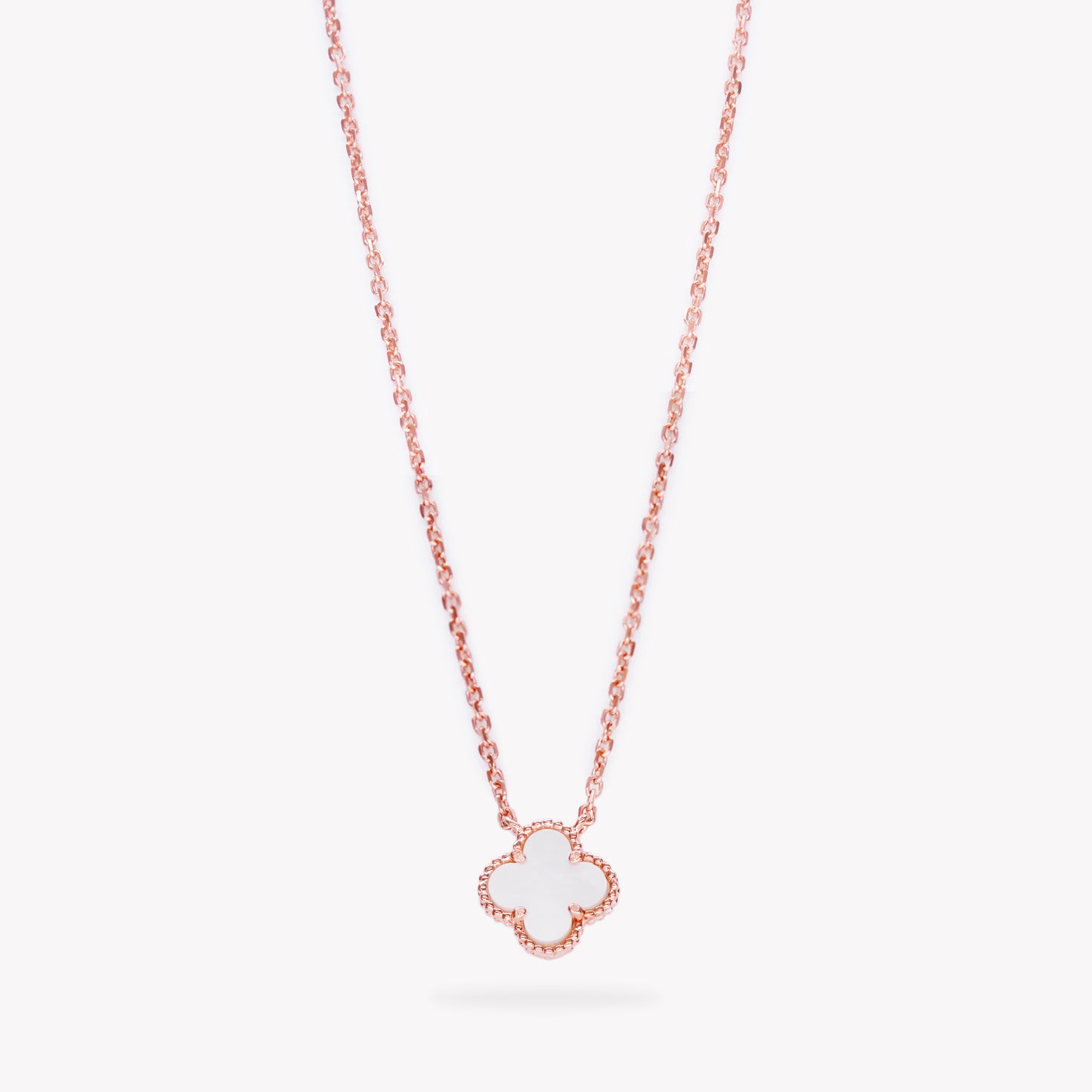 Eloise White Clover Necklace