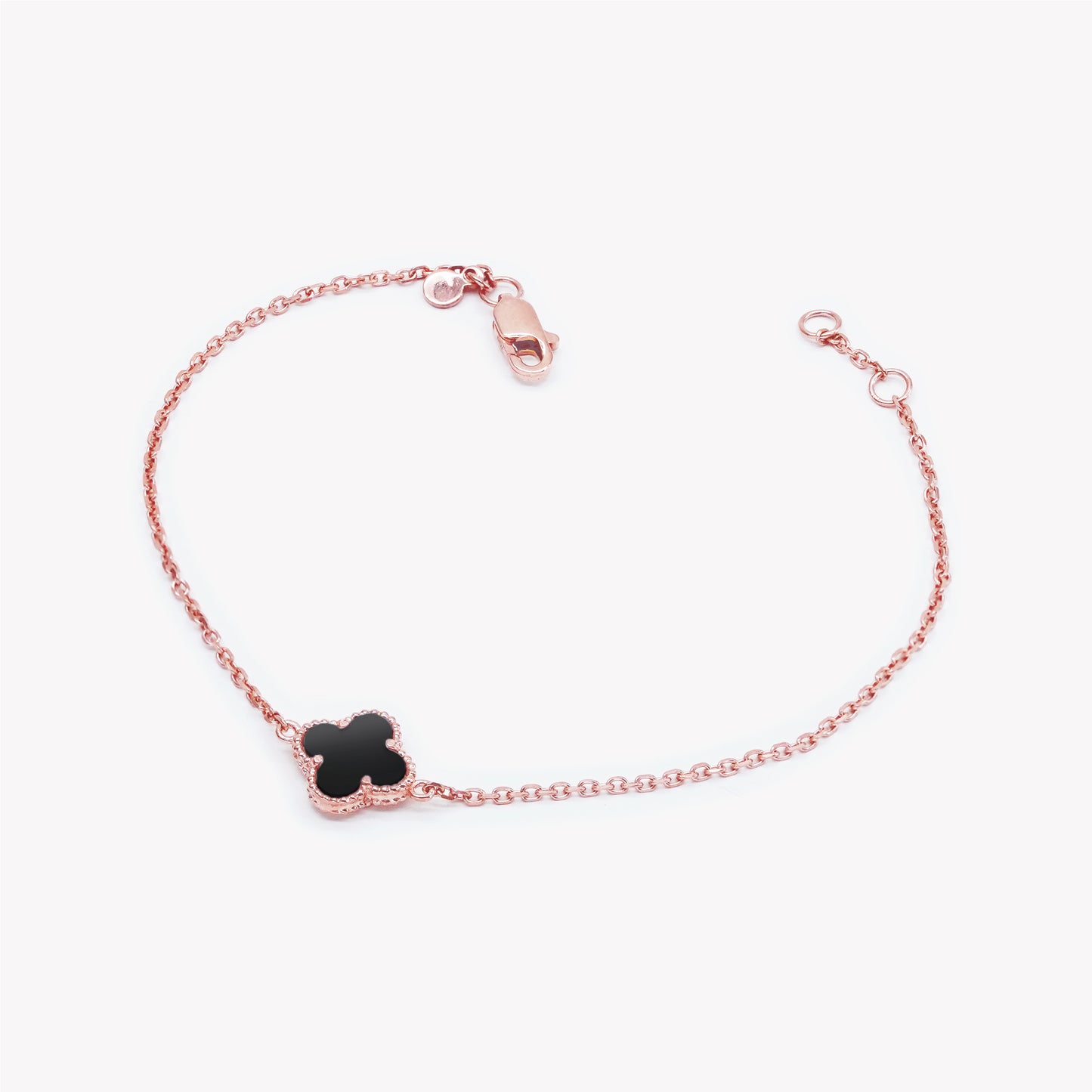 Venara Single Black Clover Bracelet