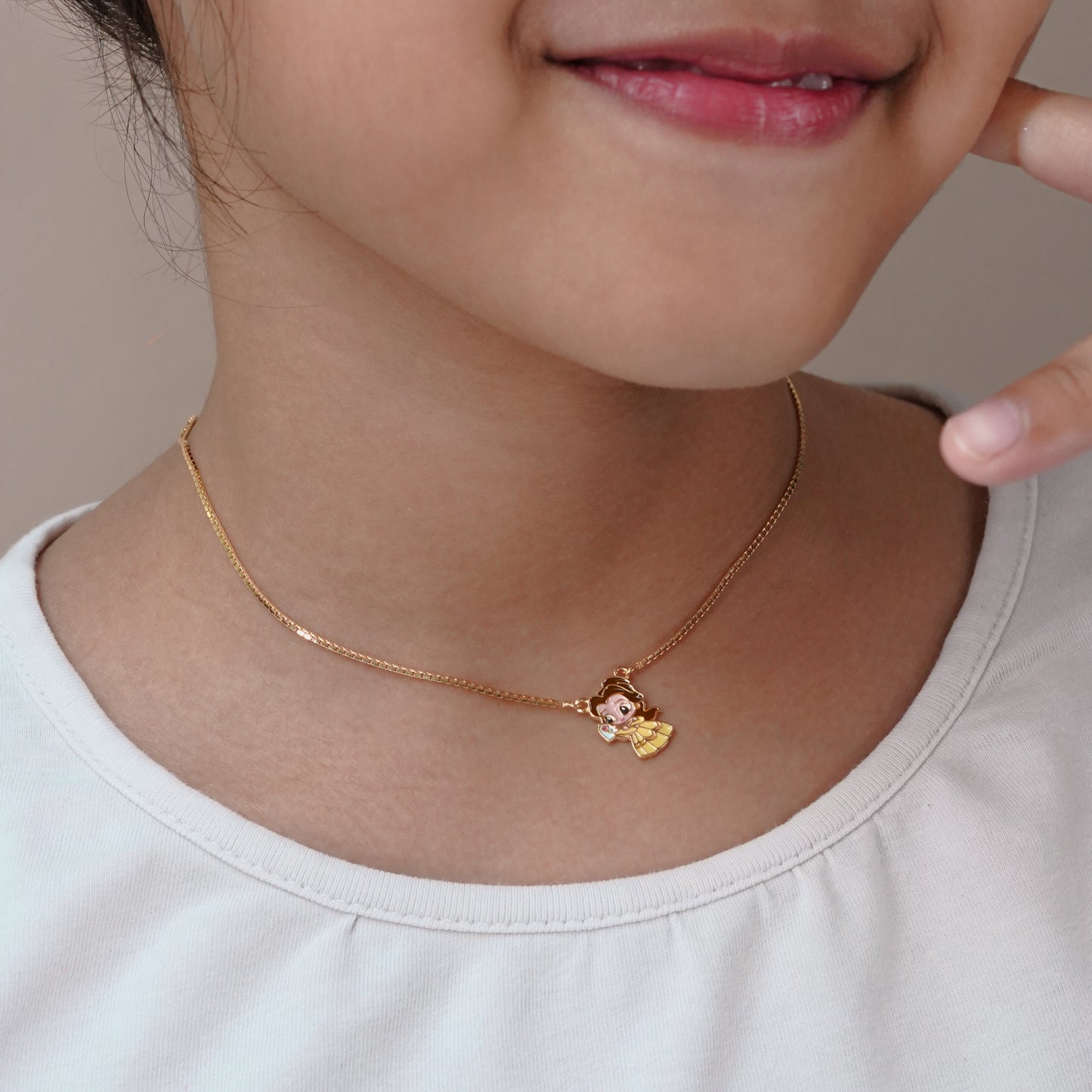 Princess Belle Kids Necklace