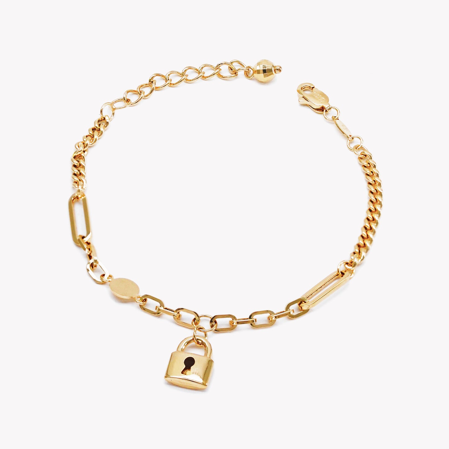 Risha Chain n Lock Bracelet