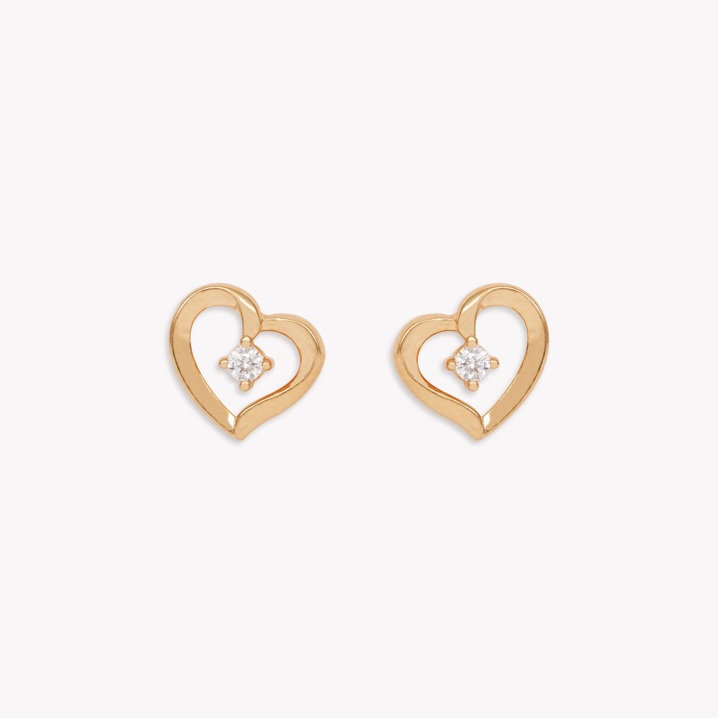 Priscilla Heart Stud Earring