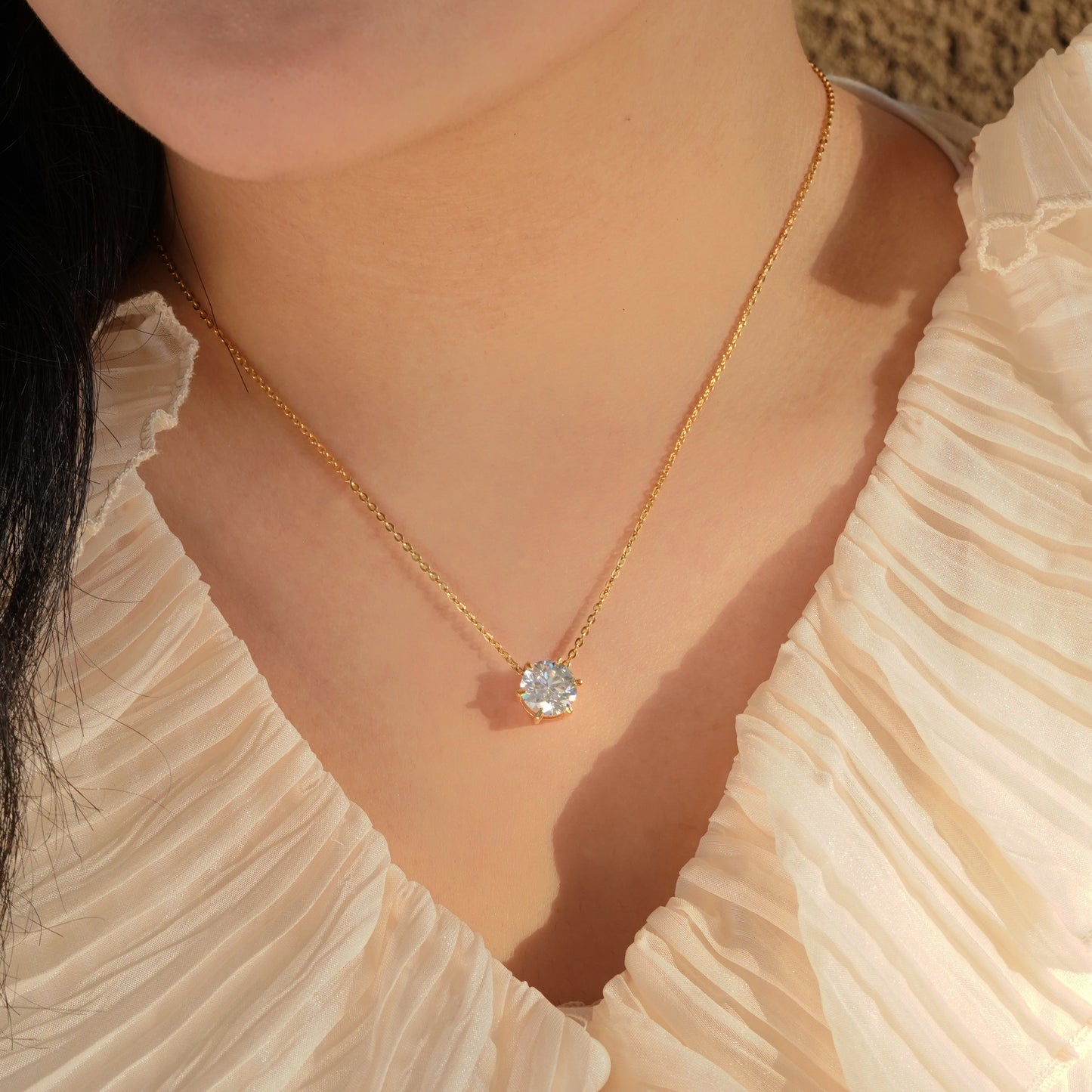 Danna Solitaire Maxi Necklace