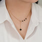 Alora Black Clover Necklace