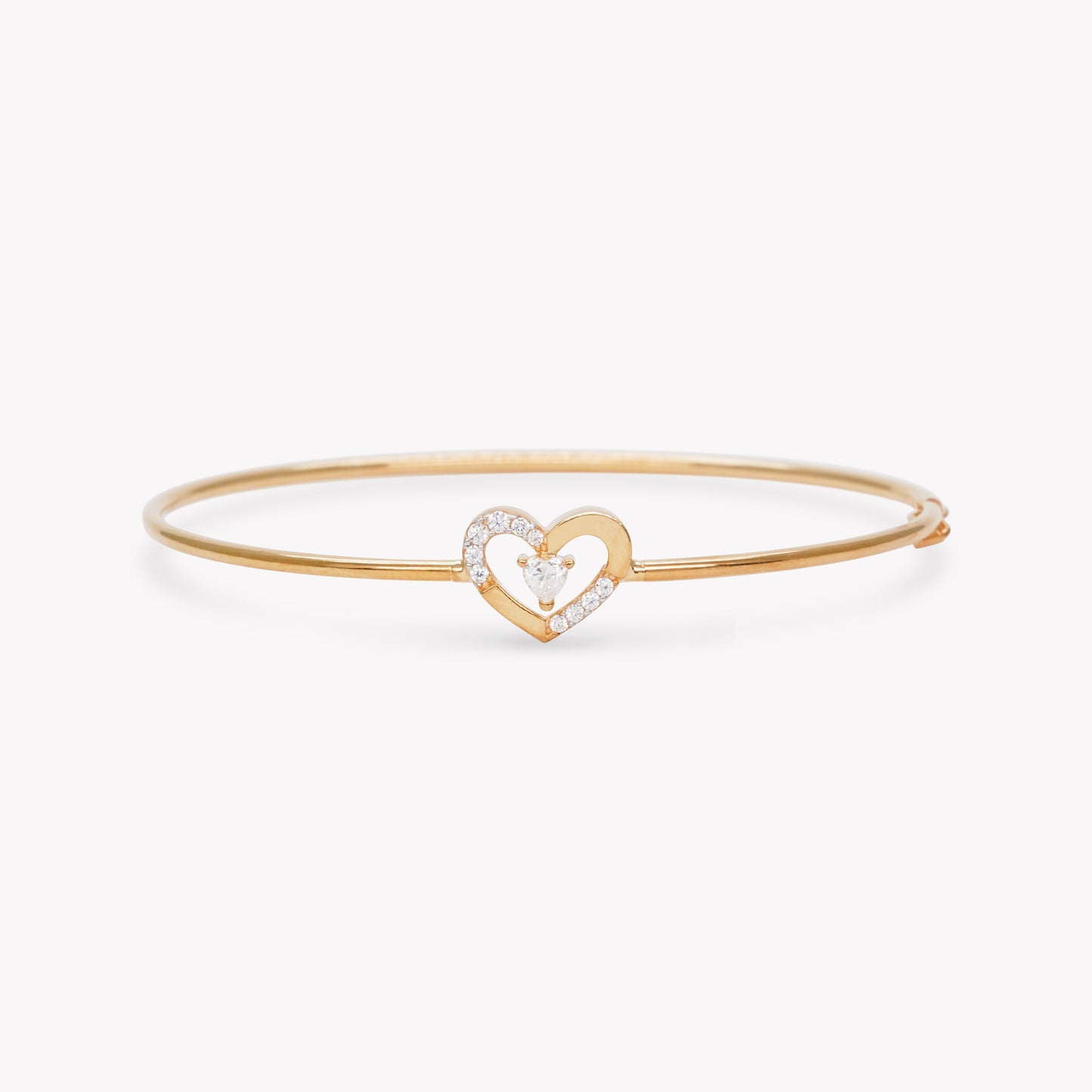 Evelyn Heart Bangle