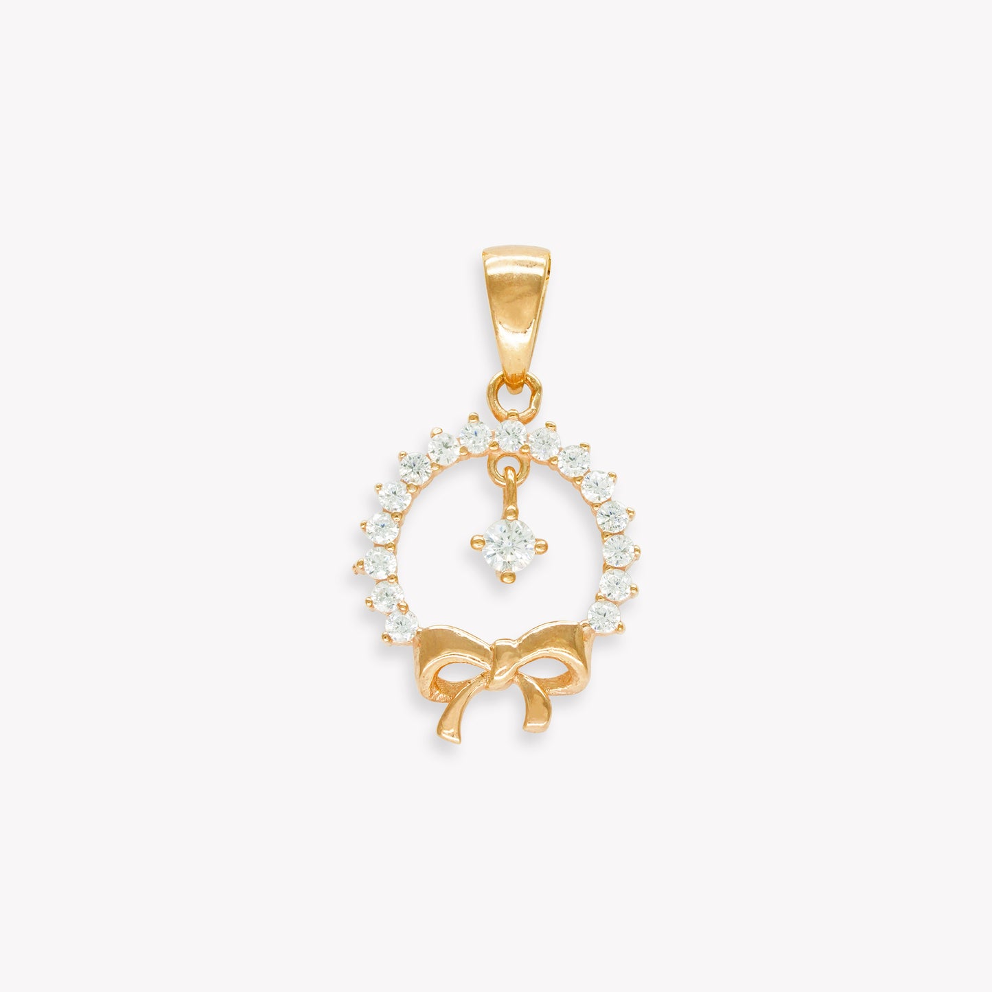 Evie Wreath Bow Pendant