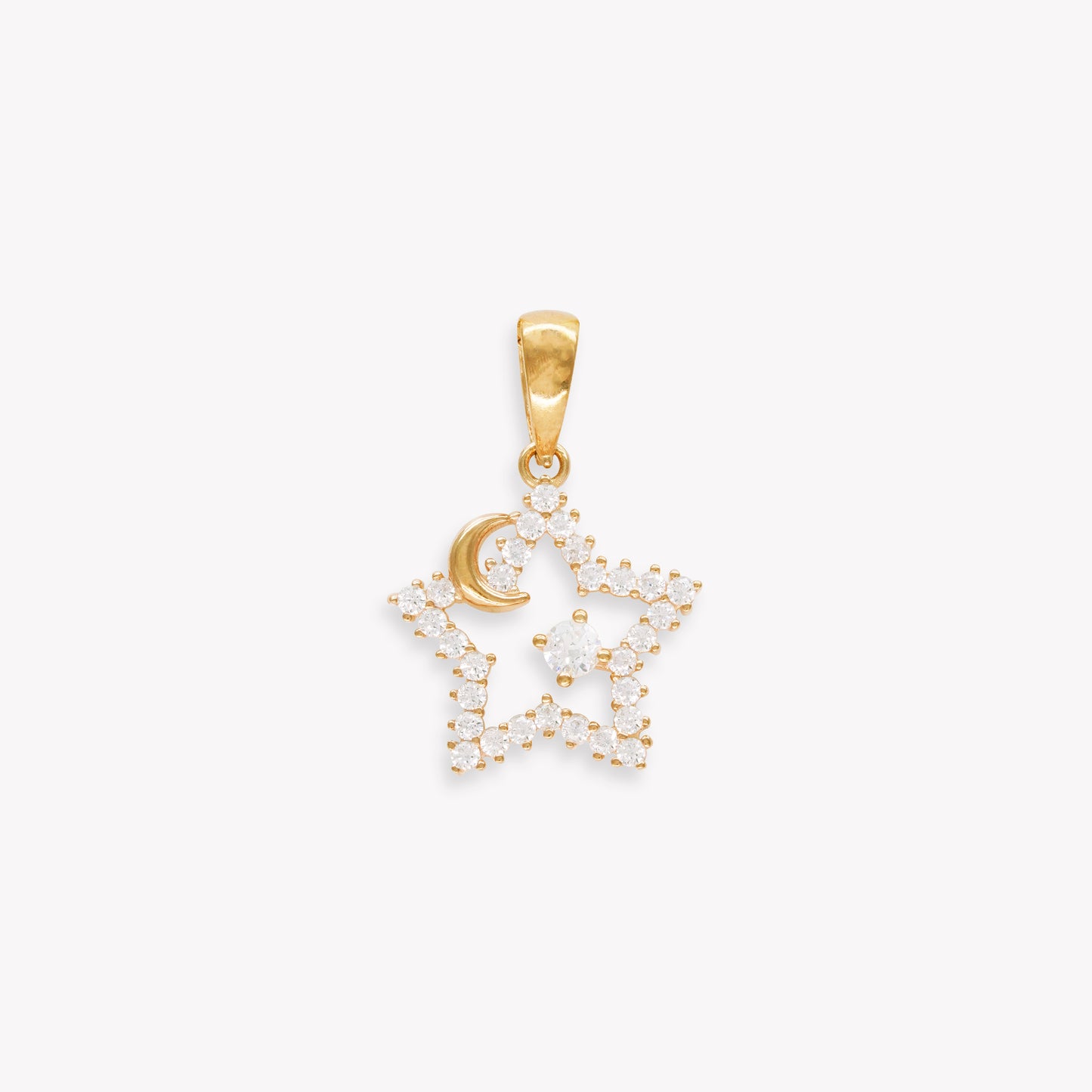 Erine Moon Star Pendant