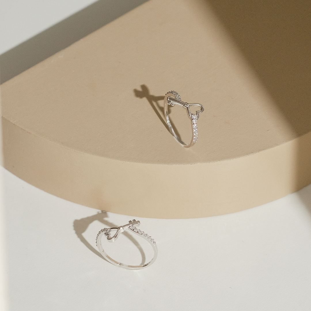 Keira Heart Key Ring